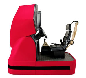 3 D manual driving simulator machine , screen simulator for police