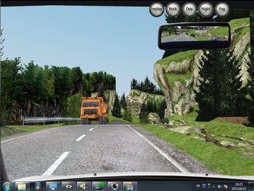3D Driving Simulator Software with Evaluation System